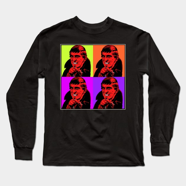 Vampire Warhol Long Sleeve T-Shirt by Biomek